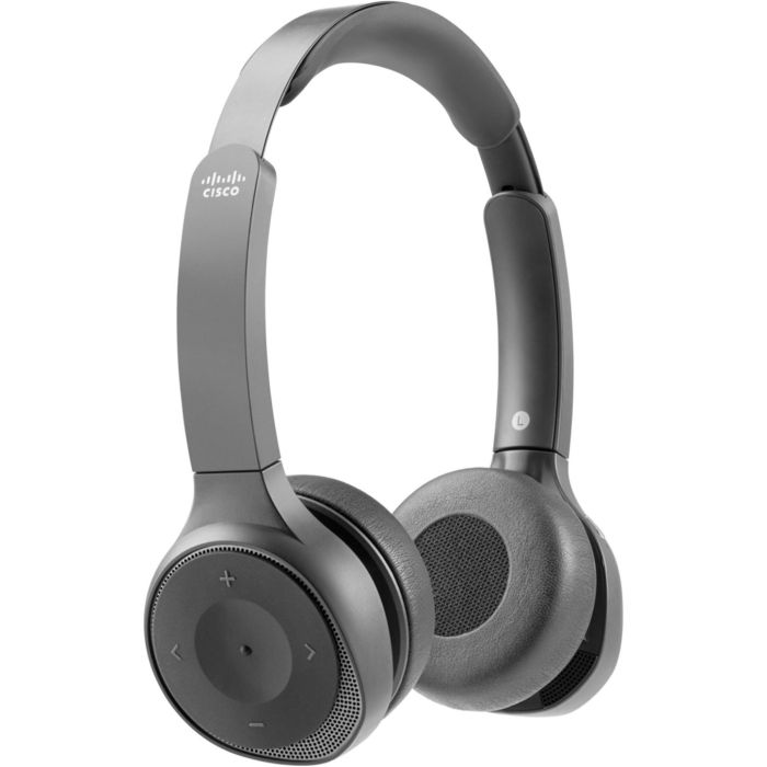 Cisco 730 Auriculares Diadema Inalámbricos y Alámbricos Supraaurales con Cancelación de Ruido para Llamadas/Música Negro Carbono