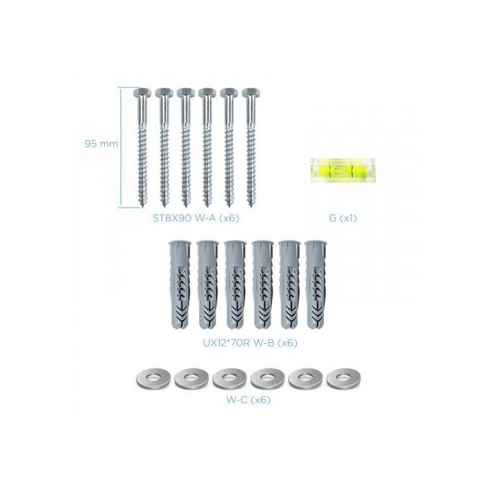 Tooq Soporte de Pared Orientable/Inclinable LP4380XL-B para TV de 43-80" hasta 50kg con Extensión y Gestión de Cables 10 Tooq Soporte de Pared Orientable/Inclinable LP4380XL-B para TV de 43-80" hasta 50kg con Extensión y Gestión de Cables 10