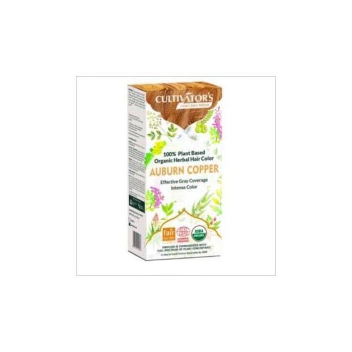 CULTIVATORS Tinte Orgánico Cobrizo Dorado 100g Ecocert para Cabello y Canas