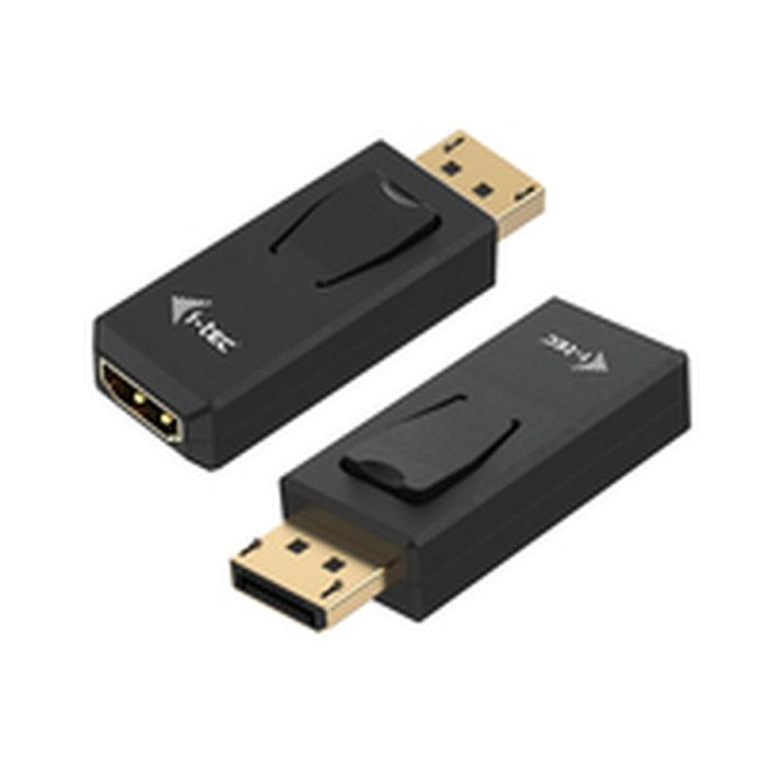 Adaptador DisplayPort a HDMI i-Tec DP2HDMI4K30HZ Negro 1 Adaptador DisplayPort a HDMI i-Tec DP2HDMI4K30HZ Negro 1