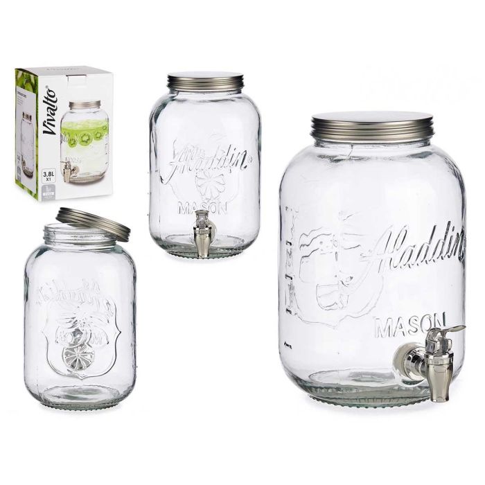 Jarra Vivalto 3800 ml Plata - 16.2x24.8x16.2 cm (6 Unidades) Jarra Vivalto 3800 ml Plata - 16.2x24.8x16.2 cm (6 Unidades)