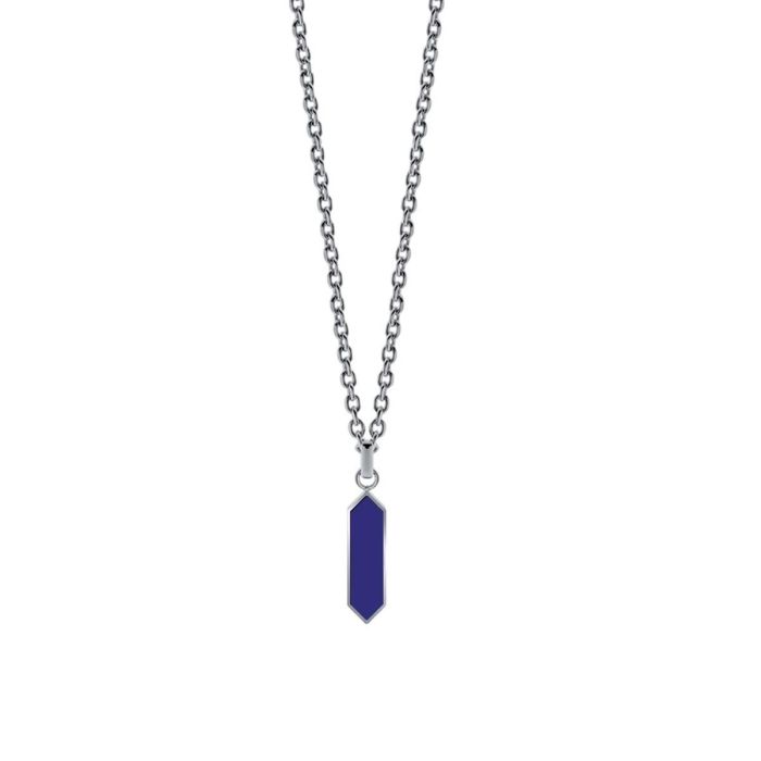 Colgante Mujer LIU JO MLJ597 Plateado Azul Colgante Mujer LIU JO MLJ597 Plateado Azul