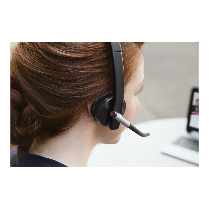Logitech H820e Auriculares Inalámbricos Mono para Oficina/Centro de Llamadas, Negro