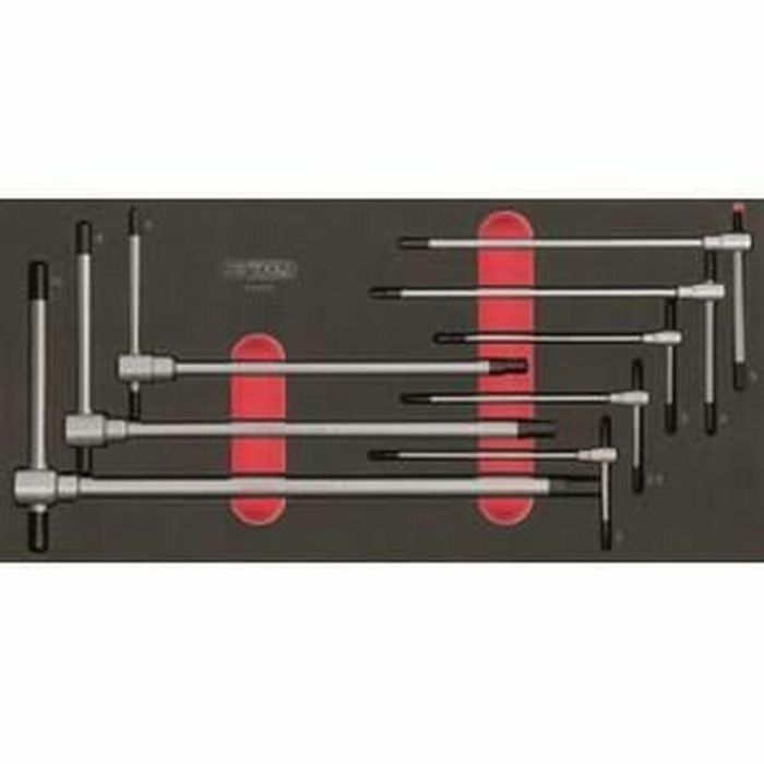 KS TOOLS 713.5017 Módulo de llave hexagonal con mango en T para carros y bancos de trabajo