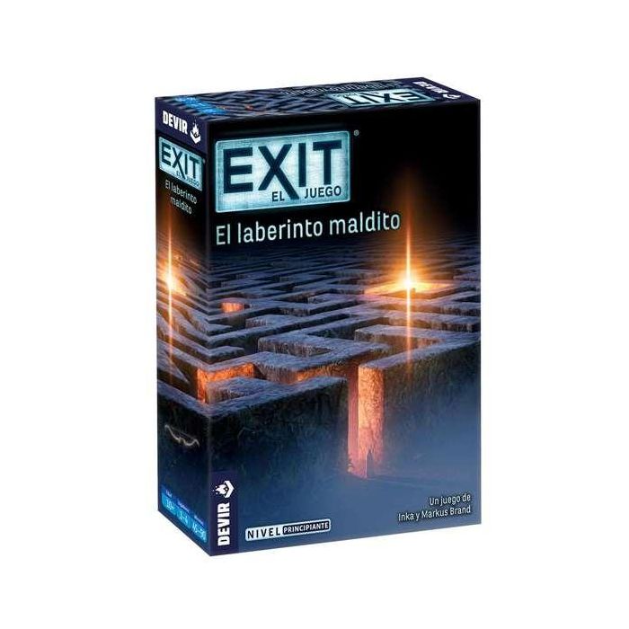 Devir Juego Exit El Laberinto Maldito, Edad 10+ años, 4 jugadores, en español Devir Juego Exit El Laberinto Maldito, Edad 10+ años, 4 jugadores, en español