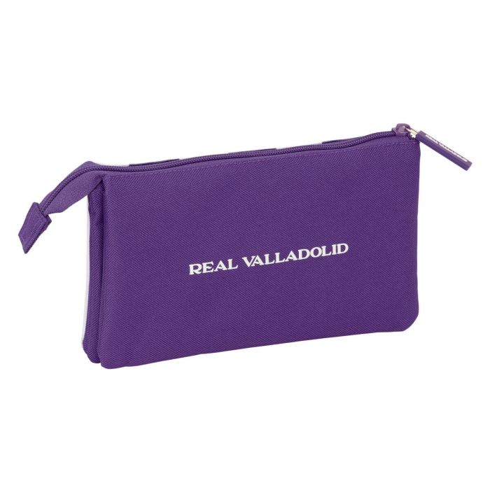 Portatodo Real Valladolid C.F. Blanco Morado 22 x 12 x 3 cm 2