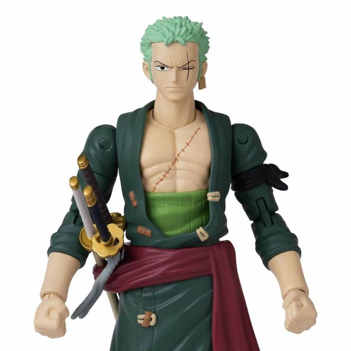 Bandai Figura One Piece Anime Heroes Zoro - 17cm, +16 puntos de articulación 2