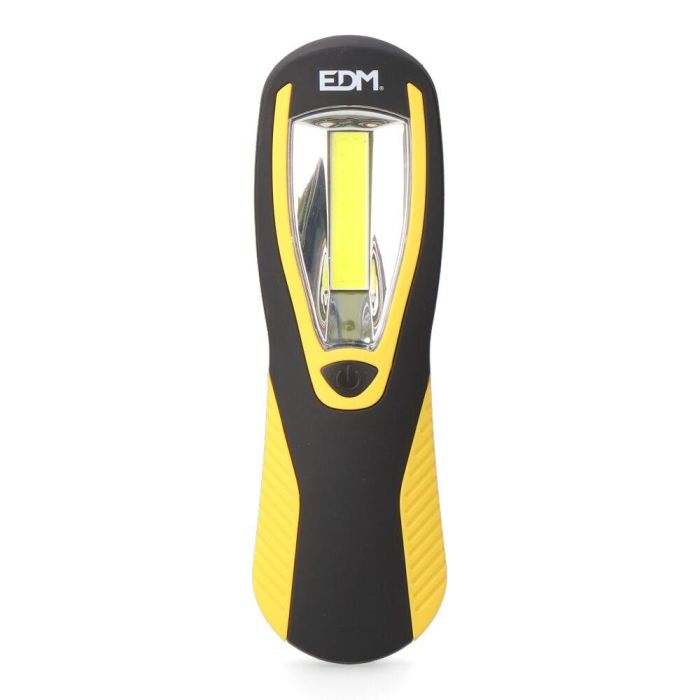 Edm Linterna LED XL 5W 200LM con Gancho + Imán, Luz Fría 6500K, 3xAA Incluidas, Autonomía 4H 1 Edm Linterna LED XL 5W 200LM con Gancho + Imán, Luz Fría 6500K, 3xAA Incluidas, Autonomía 4H 1