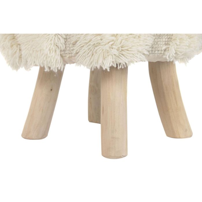 DKD Home Decor Carpets 2c25 Reposapiés Boho Crudo 40 x 40 x 40 cm 1 DKD Home Decor Carpets 2c25 Reposapiés Boho Crudo 40 x 40 x 40 cm 1