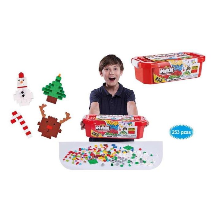 Zuru Max Build Caja Construcción Ladrillos 253 Piezas c/ Almacenamiento - Compatible Otras Marcas, Edad +3, 18x39x12cm 5 Zuru Max Build Caja Construcción Ladrillos 253 Piezas c/ Almacenamiento - Compatible Otras Marcas, Edad +3, 18x39x12cm 5