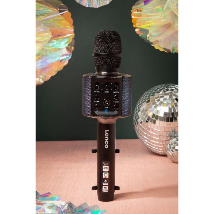 LENCO BMC-090 Karaoke-Mikrofon. schwarz 15 LENCO BMC-090 Karaoke-Mikrofon. schwarz 15