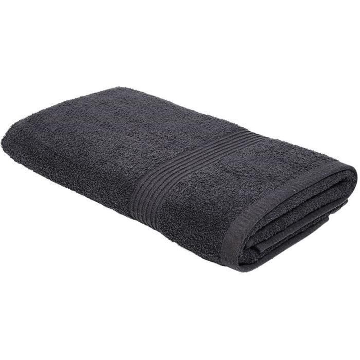 Today TOD3574641230869 Toalla de baño Essential 100% Algodón 70x130 cm Color Carbón