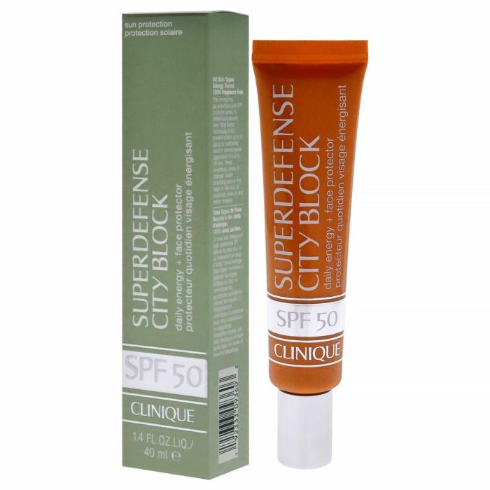Clinique SUPERDEFENSE city block SPF50 Tratamiento Facial Hidratante Diario con Protección Solar Alta Antiedad Antifatiga 40 ml 6