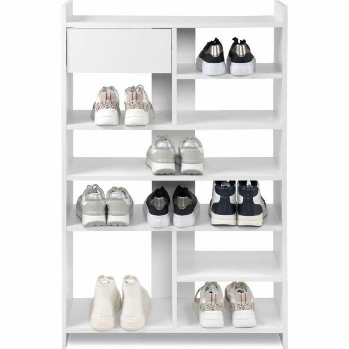 003773MACMUNSTER Zapatero MÜNSTER Blanco, capacidad 12 pares de zapatos, 71,5 x 25 x 109 cm 4 003773MACMUNSTER Zapatero MÜNSTER Blanco, capacidad 12 pares de zapatos, 71,5 x 25 x 109 cm 4