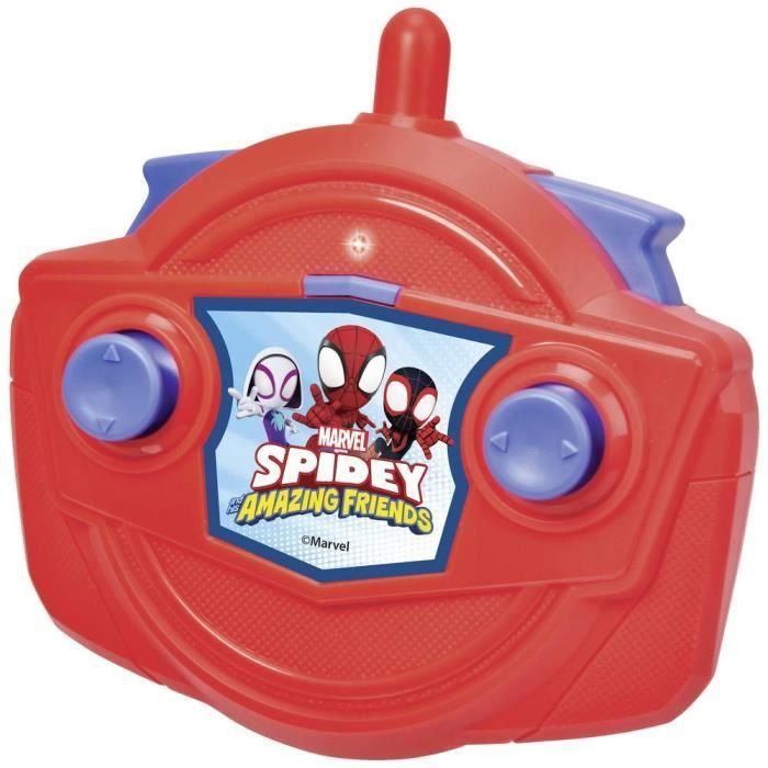 Simba Dickie Group DIC1693425844003 Spidey Coche Radiocontrol 27cm con Función Turbo y Batería USB Recargable 2