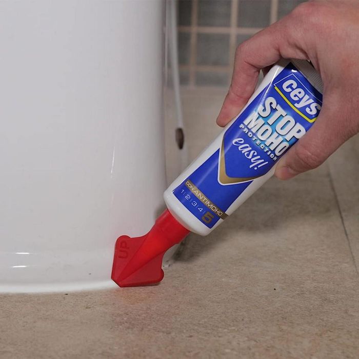 Sellador Ceys Stop Moho Easy! Blanco Silicona 70 ml 3