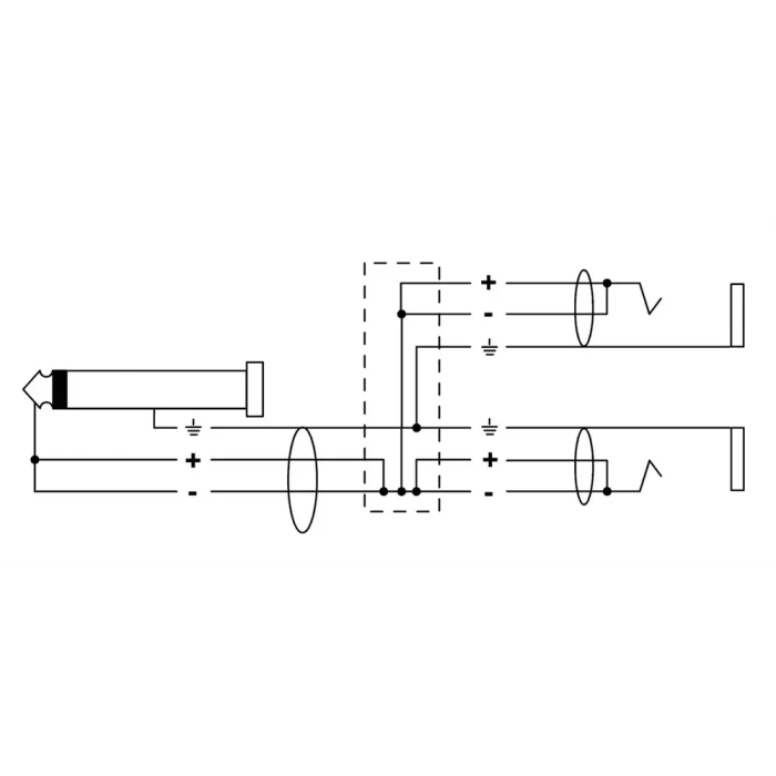 Cordial Cable Y Jack Mono Macho/2 Jacks Mono Hembra 30 Cm 1 Cordial Cable Y Jack Mono Macho/2 Jacks Mono Hembra 30 Cm 1