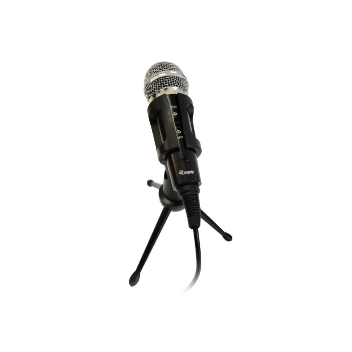 EQUIP MICROFONO SOBREMESA LIFE ONMIDIRECCIONAL JACK 3.5" CANCELACION RUIDO BOTON MUTE 2