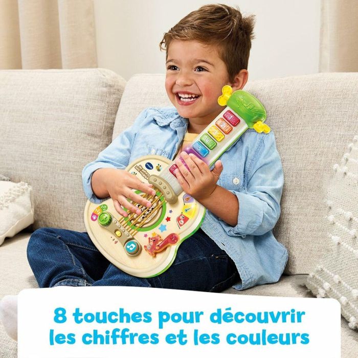 Vtech Baby VTE3417766208057 Mi Guitarra Mágica Lumi Juguete con Parte de Madera Certificada FSC 4