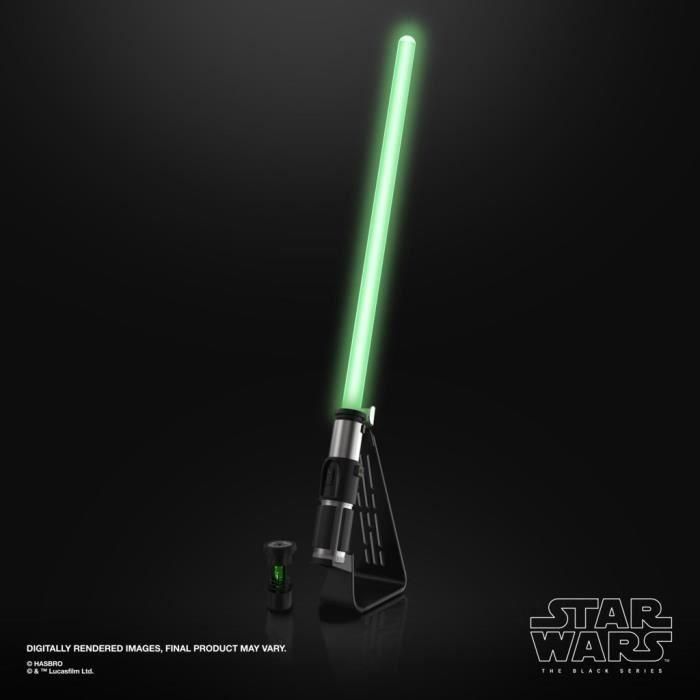 Sable de luz electrónico Force FX Elite de Yoda con LED y efectos de sonido premium, a partir de 14 años, Star Wars The Black Series 2