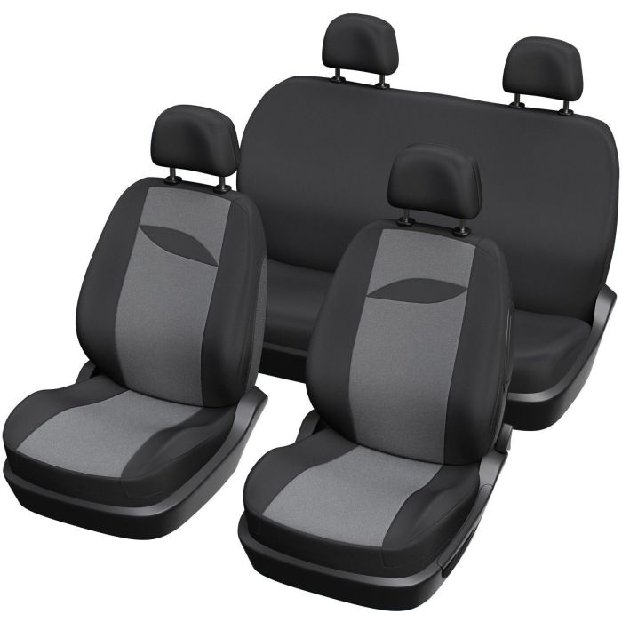 Fundas para asientos de coche - XLCOVER - Sin aberturas - Compatibles con airbags - Fundas para asientos delanteros, reposacabezas y asiento trasero 0 Fundas para asientos de coche - XLCOVER - Sin aberturas - Compatibles con airbags - Fundas para asientos delanteros, reposacabezas y asiento trasero 0