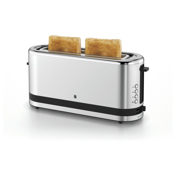 WMF 04.1412.0011 Tostadora de ranura larga de acero inoxidable para 2 rebanadas 2