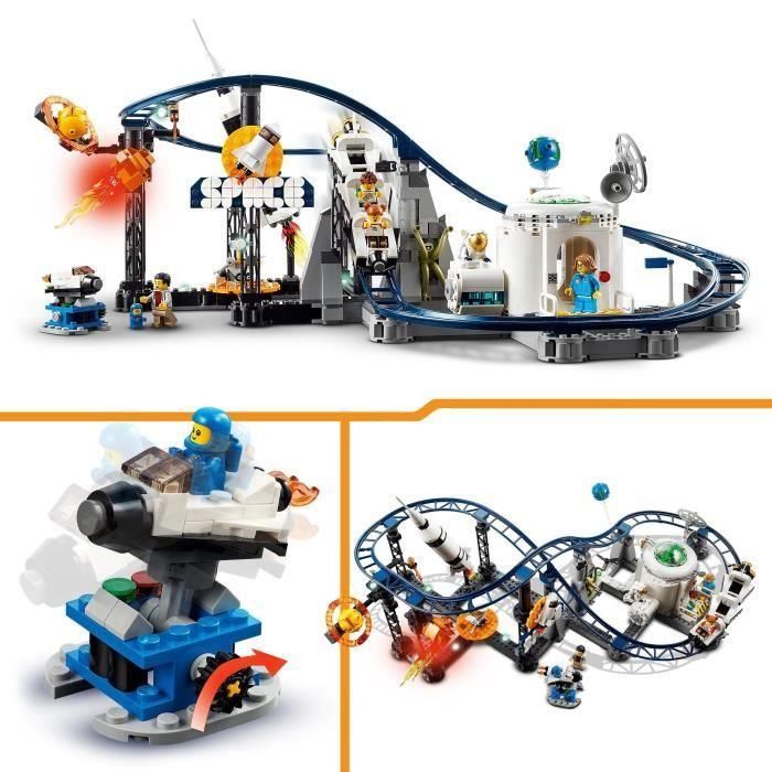 LEGO Creator 31142 Montaña Rusa Espacial, Juguete con Cohete Espacial, Planetas y Ladrillos 2