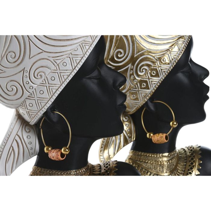Figura Colonial DKD Home Decor Dorado Blanco 11 x 37 x 22 cm (2 Unidades) 4 Figura Colonial DKD Home Decor Dorado Blanco 11 x 37 x 22 cm (2 Unidades) 4