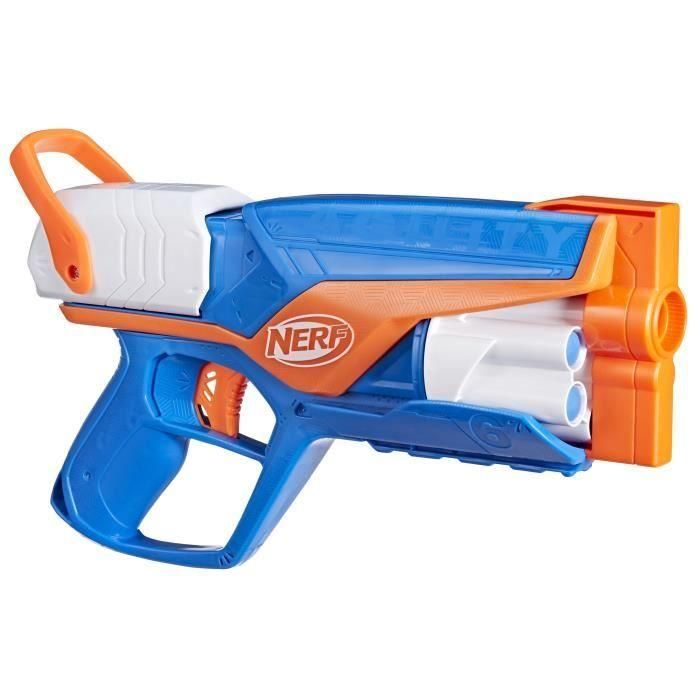 Hasbro F8629 Nerf N Series Agility Blaster - Nuevo con tambor rotatorio de 6 dardos, ágil y fácil de manejar, +8 años 1