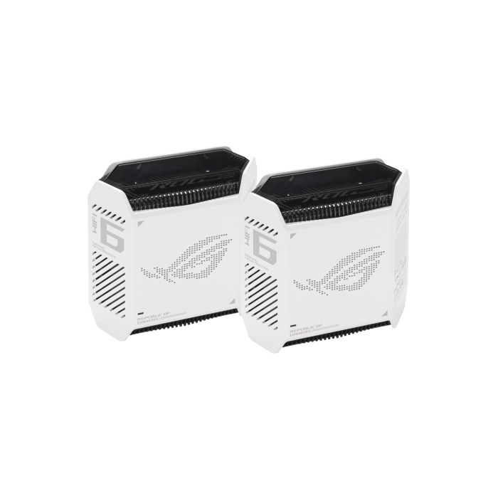ASUS ROG Rapture GT6 (W-2-PK) Tribanda (2,4 GHz/5 GHz/5 GHz) Wi-Fi 6 (802.11ax) Blanco 4 Interno 3