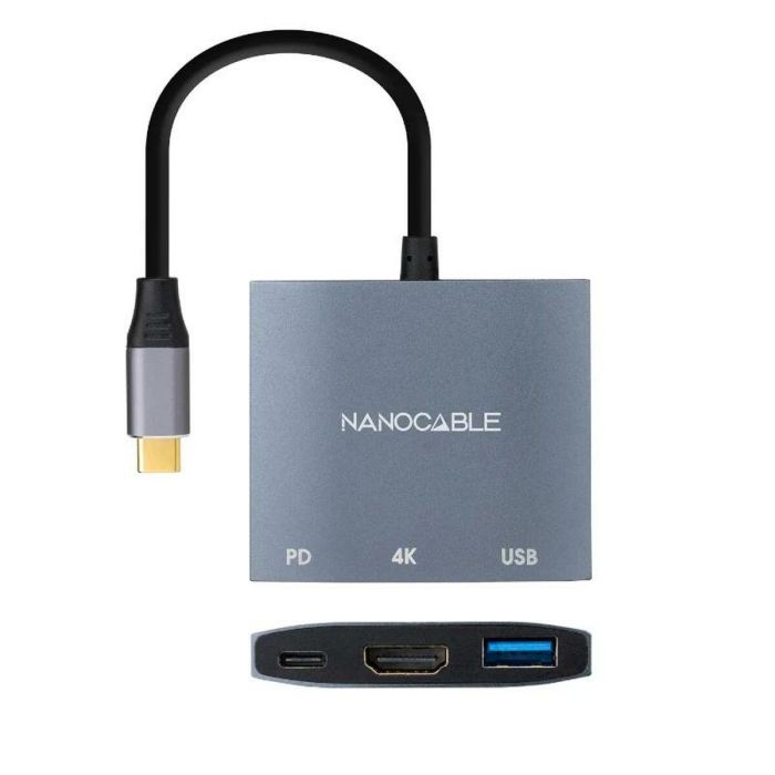 Adaptador USB NANOCABLE 10.16.4306 4K Ultra HD 2