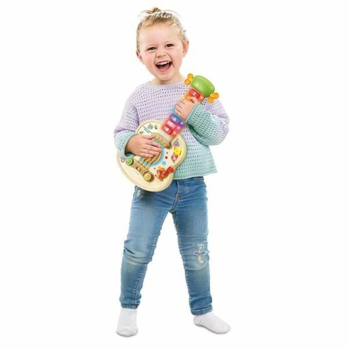 Instrumento infantil guitarra colores musicales 36,5x18,6x5,5 cm 2 Instrumento infantil guitarra colores musicales 36,5x18,6x5,5 cm 2
