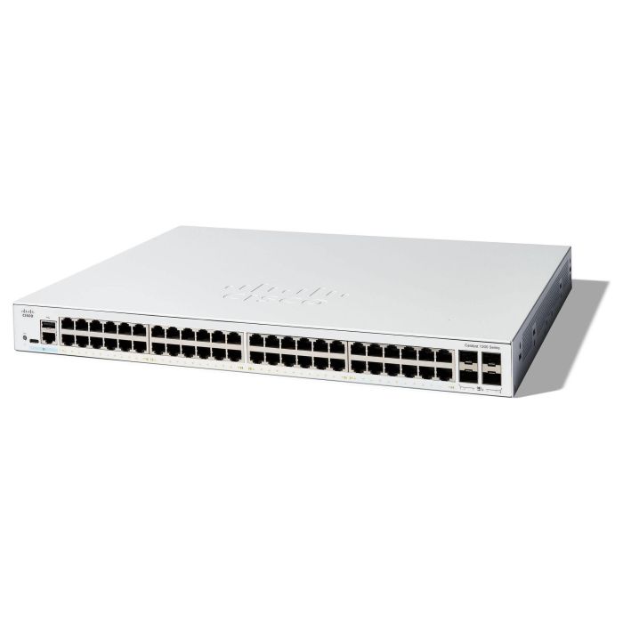Cisco C1200-48T-4X Switch Gestionado L2/L3 Gigabit Ethernet 48 Puertos 10/100/1000 Mbps + 4 Puertos 10G 0 Cisco C1200-48T-4X Switch Gestionado L2/L3 Gigabit Ethernet 48 Puertos 10/100/1000 Mbps + 4 Puertos 10G 0