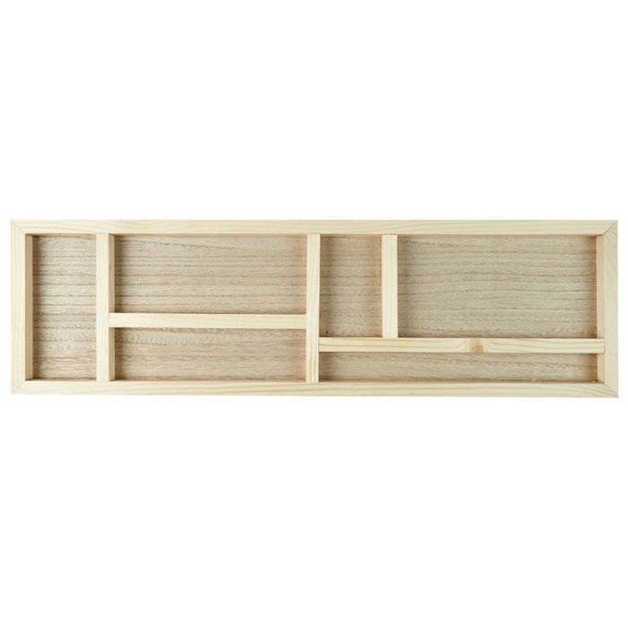 Home Deco Factory Bandeja Organizador Escritorio Natural 52x15x6 cm 2