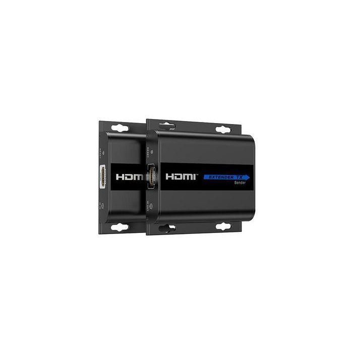 Vivolink Kit Extensor HDMI sobre IP 120m con IR y Receptor, soporta hasta 1080P@60Hz para instalacion de señales AV/IR 2
