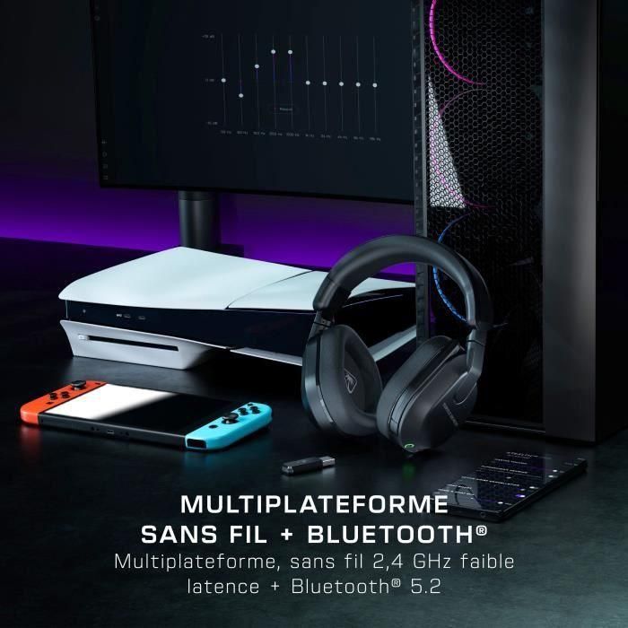 Auriculares inalámbricos para juegos multiplataforma - TURTLE BEACH - Stealth 600 PC (Gen 3) - Negro 4 Auriculares inalámbricos para juegos multiplataforma - TURTLE BEACH - Stealth 600 PC (Gen 3) - Negro 4