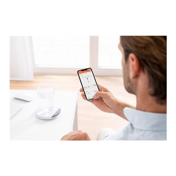 Beurer DM-20 Monitorizador de Hidratación, Posavasos con Registro de Bebida e Indicador LED, Compatible con App Health Manager 5 Beurer DM-20 Monitorizador de Hidratación, Posavasos con Registro de Bebida e Indicador LED, Compatible con App Health Manager 5