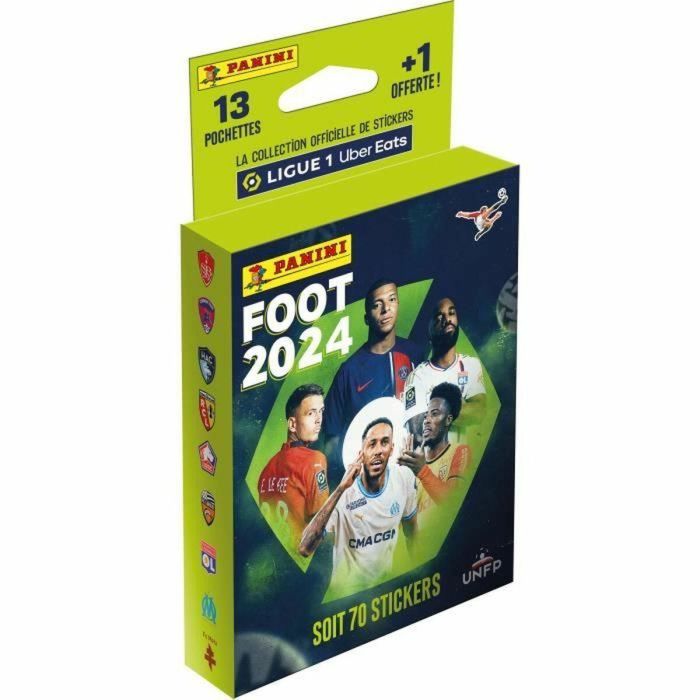 Set de cromos Panini LIGUE 1 Uber Eats Foot 2024 (FR) 18 Sobres 4