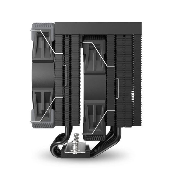 SHARKOON A60 RGB Refrigerador de aire para CPU 12 cm Negro con ventiladores RGB y 6 tubos de calor 6