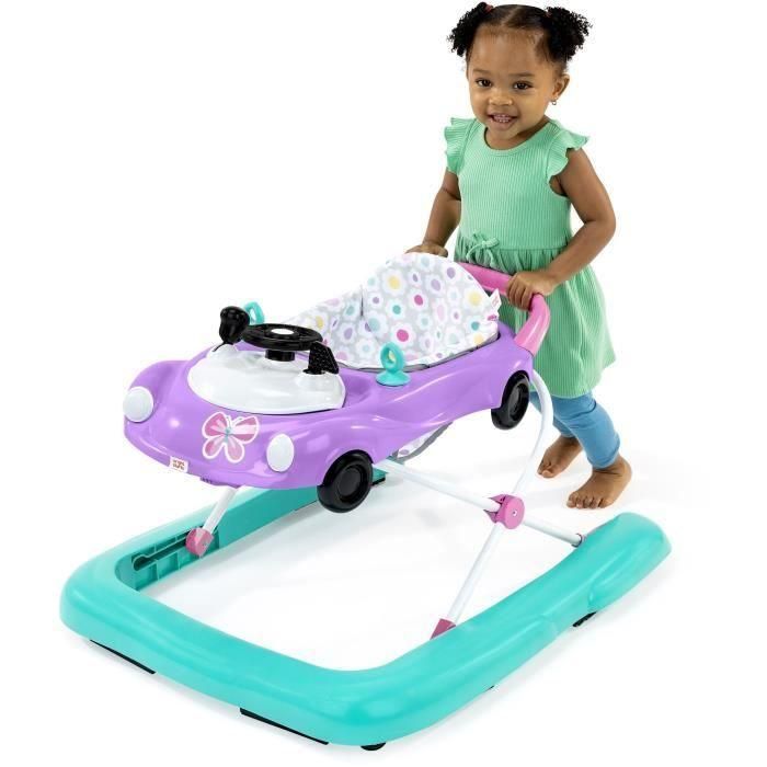 Bright Starts BS74451167858 Andador 3 en 1, coche pequeño, 3 modos de juego evolutivos, morado 2