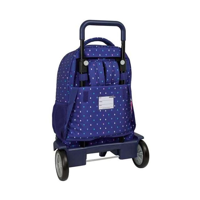 Benetton Trolley Compact Evolution Drop 45cm Mochila Extraíble Departamento Gran Capacidad Carro Polipropileno 1