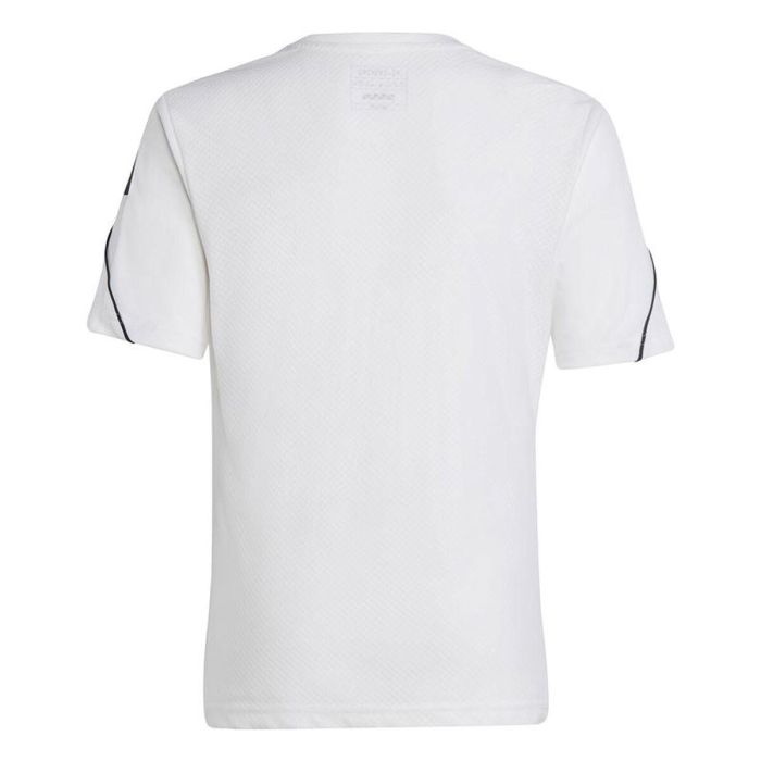 Camiseta de Fútbol de Manga Corta para Niños Adidas Tiro 23 Blanco M 3