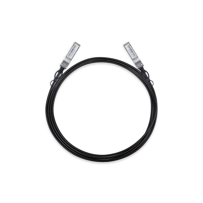 TP-Link SM5220-3M Cable de fibra óptica e InfiniBand SFP+ DAC Negro 3m 10 Gbit/s 1