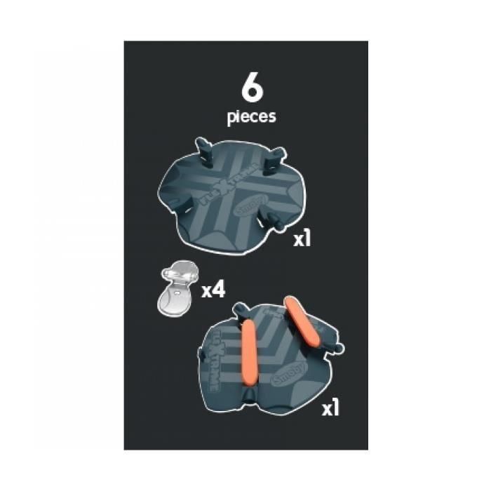 Smoby Flextreme Conjunto de Accesorios para Pistas - Incluye Reverso, Interruptor, Cruce para Construir Circuitos Múltiples 2 Smoby Flextreme Conjunto de Accesorios para Pistas - Incluye Reverso, Interruptor, Cruce para Construir Circuitos Múltiples 2