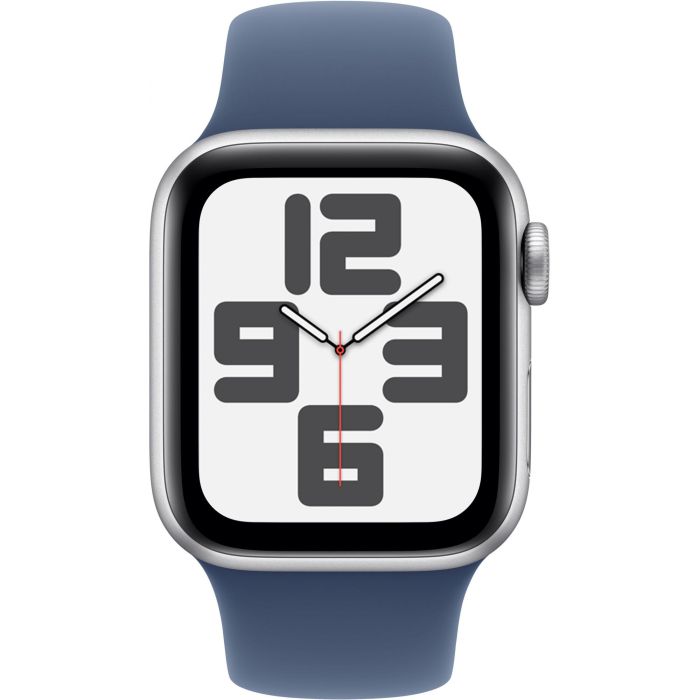APPLE Watch SE GPS + Cellular 40mm Silver Aluminium Case with Denim Sport Band - M/L 1
