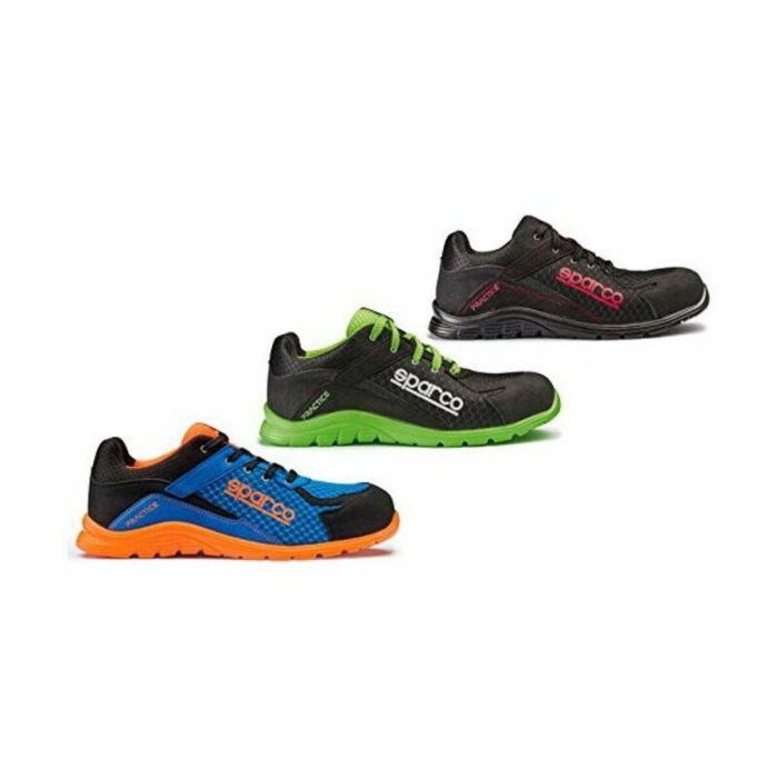 Sparco 0751742NRVF Zapatillas Practice Keke Negro/Verde Talla 42 S1P SRC Puntera Composite Anti-pinchazos Antiestáticas Transpirables 2 Sparco 0751742NRVF Zapatillas Practice Keke Negro/Verde Talla 42 S1P SRC Puntera Composite Anti-pinchazos Antiestáticas Transpirables 2