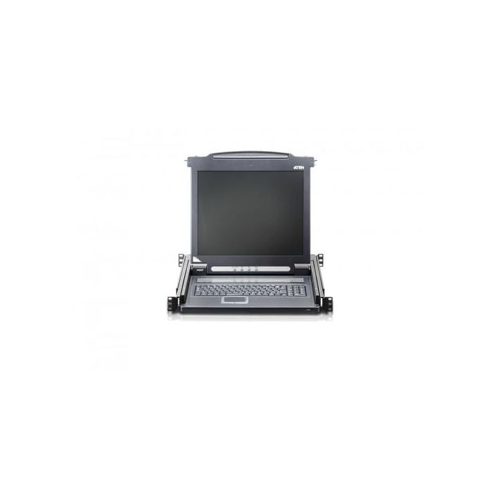 Aten CL1000M Consola KVM LCD con Pantalla de 17", Montaje en Rack 1U, Negro - CL1000M-ATA-SG 1