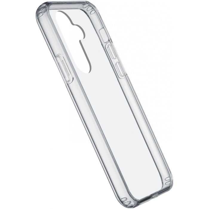 Cellularline Clear Strong para Samsung Galaxy A34 5G - Funda Rígida Transparente Antigolpes y Antirayaduras con Bordes de Goma