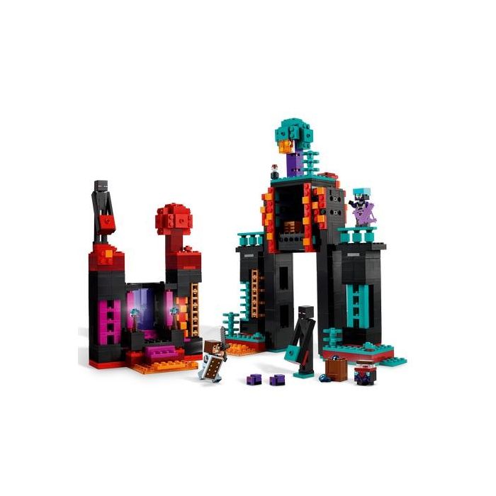 Lego Minecraft La Torre Enderman - Set de Construcción con Figuras de Endermans, Defensor, Asaltador y 867 Piezas - 9+ Años 1