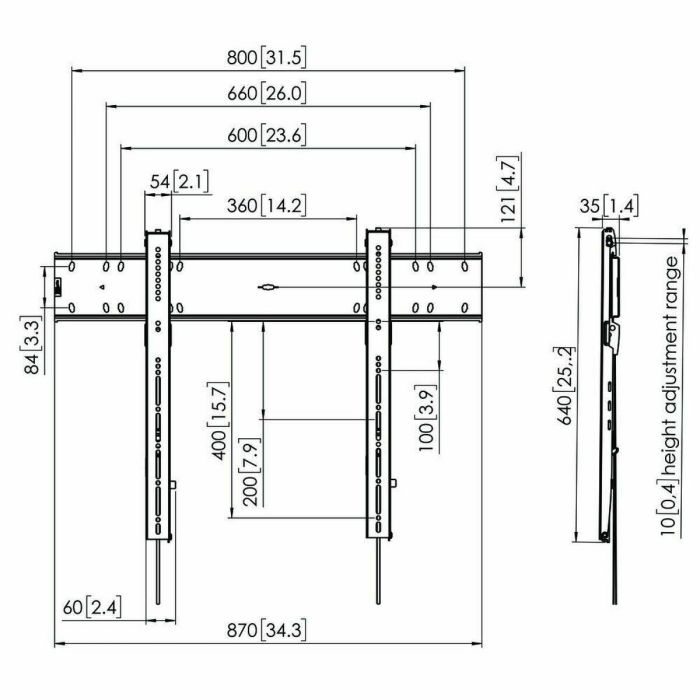 Soporte TV Vogel's 7368000 55" 100 kg 1